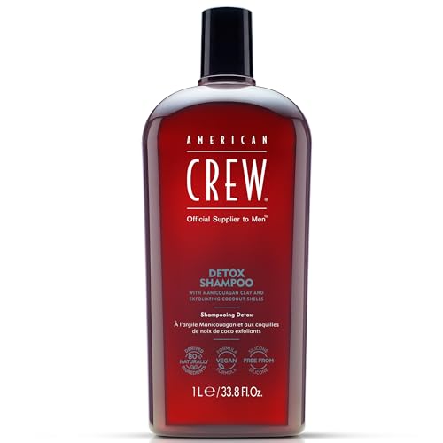 American Crew Detox Szampon, Czarny, 1 l