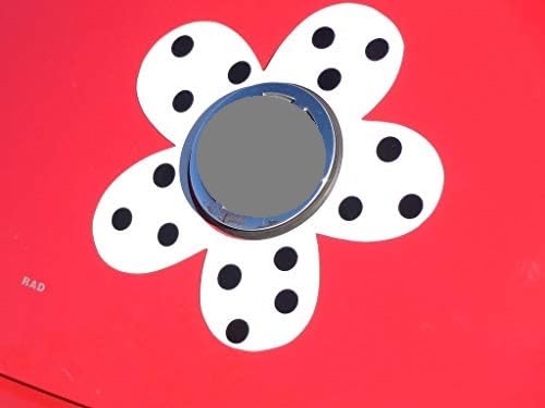 Magnetic Decal Black Polka Dot Daisy Made for Beetle