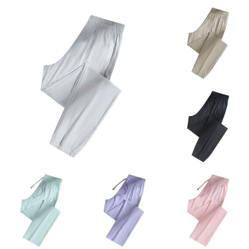 Image of Casual Pants for Women Over 50, Women's Ultra Stretch Breathable Comfy Fit | Pants, Ice Silk Pants for Women