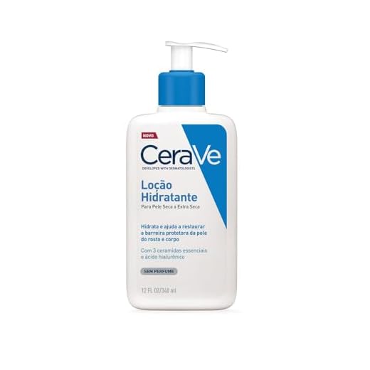 CeraVe, Loção Hidratante Corporal para Pele Seca e Extra Seca, com textura Fluida e Ácido Hialurônico, 340ml