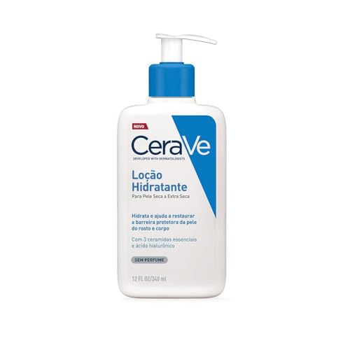 CeraVe, Loção Hidratante Corporal, com textura Fluida e Ácido Hia...