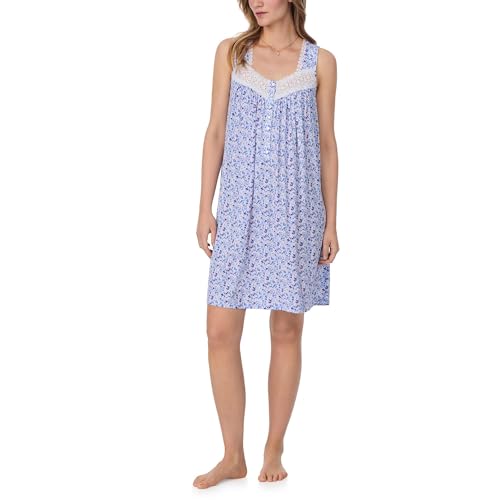 Image of Eileen West Women's Womens Short Sleeveless Nightgown