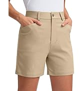 G Gradual 5" Women's Golf Shorts Stretchy Lightweight Outdoor Hiking Shorts with Pockets Shorts f...