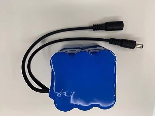 Dkian 12v 9000mah 18650 Li Ion Lithium Battery Rechargeable with DC Plug Multipurpose use for WiFi Router Mini ups invertor