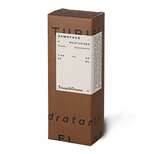 TRIUMPH & DISASTER | Gameface Moisturiser Tube | Hydrating Facial Moisturizer - Lightweight, Non-Greasy Facial Lotion for Men, 3.04 oz