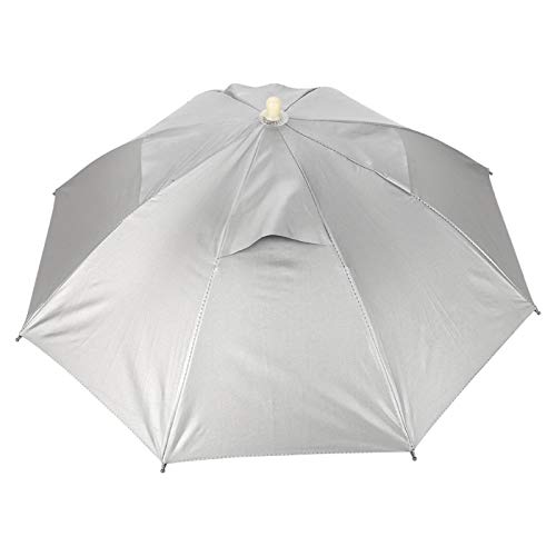 Outdoor Handfree Headwear Umbrella Hat UV Fishing Hat Waterproof Umbrella Hat, Random, Medium