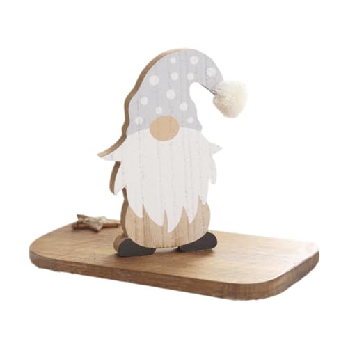 ILSMYSUTRA® Christmas Tabletop Ornament Gift Christmas Statue for Table Dorm Living Room 13x2x20.5 cm Old Man A