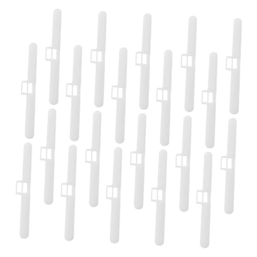 balacoo 20pcs Vertical Blind Replacement Parts Holders for Easy Installation Compatible Styles Minimalist Design for Indoor Window Blinds