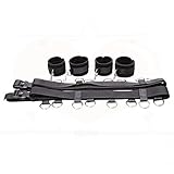 Photo Gallery jumok sangles esercizio donna sexy halter sun shirt con multi anello in acciaio anello sangle objet regolabile