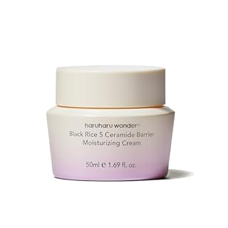 HARUHARU wonder Black Rice 5 Ceramide Barrier Moisturizing Cream, Daily Skin Barrier Care, Long-Lasting Hydration, Soothing & Nourishing, Ceramide Capsules, Korean Skincare, 1.69 fl.oz