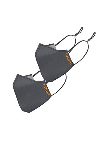 Van Heusen Mens Cotton Headband (Pack of 2) (IHMK2CQS95007_Grey_Free Size)