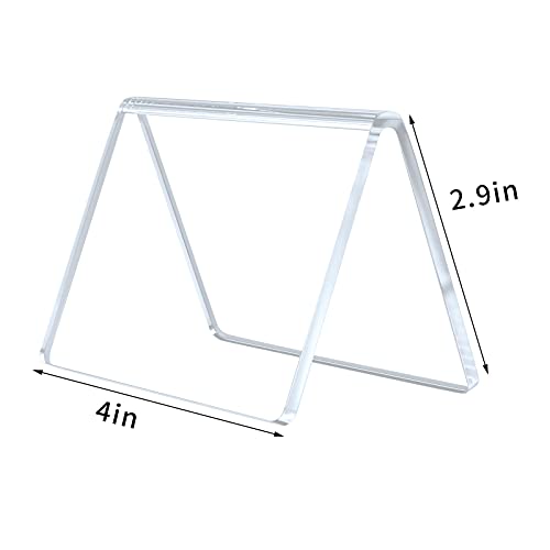 Mini tableaux noirs en acrylique transparent lot de 10 pour buffet - 2