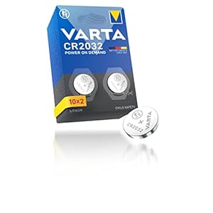 VARTA Batterien Knopfzellen CR2032, 20 Stück, Power on Demand, Lithium, 3V, kindersichere Verpackung, für Smart Home Geräte, Autoschlüssel und weitere Anwendungen [Exklusiv bei Amazon]