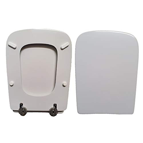 Preisvergleich Produktbild Toilettensitz VENTUNO Ideal Standard kompatibel weiß glänzend Polyester