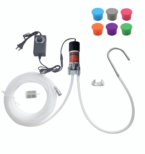 Electric Water Transfer Pump 110V Speed Adjustable - Food Grade Self-Priming Siphon Pump for Ice Maker, Coffee Machine, Water Cooling & Beverage Bottling | 2L/min | Quiet Operation