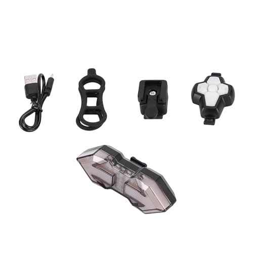 Luz trasera inalámbrica para bicicleta de carretera, control remoto, luz trasera para bicicleta, impermeable, intermitentes para ciclismo nocturno