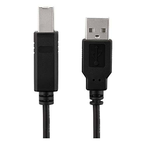 conecto USB 2.0 Cable/Printer Cable, USB A Male to USB B Male, 480 Mbit/s, Black, 3.00 m, 3.00m - Image 3