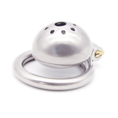 Male Penis Extremely Short 25mm 15/16" Chastity Device Heavy Duty Metal Anti Masturbation Cage 2016 New Stainless Steel Lifestyle from Mistress 45mm 1.75" Cock Base Ring