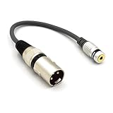VITALCO XLR Male to 3.5 Mini Jack TRS Female Adapter 1/8 3.5mm Jack TRS AUX to 3 Pin Microphone Audio Cable - Image 4