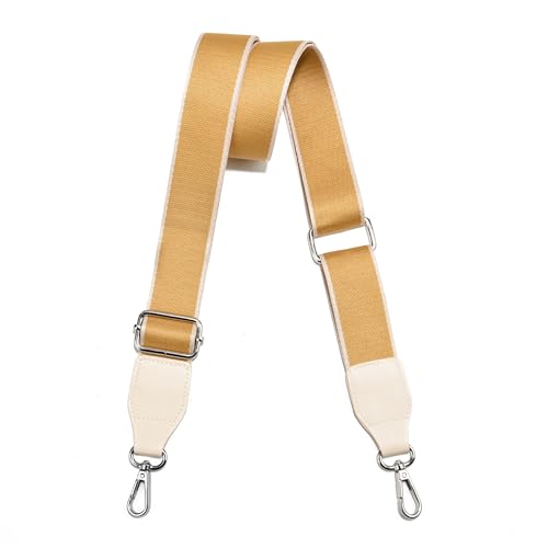 Image of Purse Straps Replacement Crossbody, Universal Wide Shoulder Strap for Bags Adjustable Straps for Handbags (Silvery Hardware)