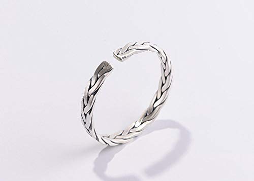 Bracelet tressé S990 couple entrelacé pour un lien éternel