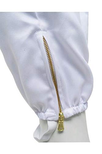 Combinaison apiculaire ventilée avec voile de clôture blanc taille X-Large