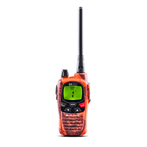 Midland Walkie Talkie 777 Pro - 2 Ricetrasmittenti Professionali PMR446, 85 Canali, Autonomia 14h