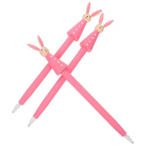 Set de 3 bolígrafos gel con diseño conejito
