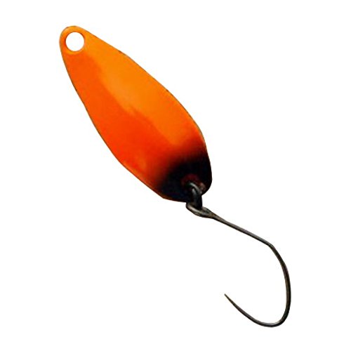 リバーオールド(RiverOld)RiverOld Spoon Satellite Micro Vespa 0.06 oz (1.6 g) #16 FL Orange Black Tail Lure