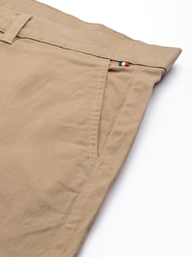 Image of Thomas Scott Men's Smart Plus Size Regular Fit Solid 100% Cotton Chinos Trouser with 4 Pockets | Woven Casual Pants