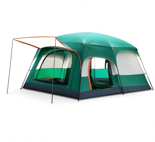 Carpa familiar grande para camping 6 personas 2 habitaciones miniatura 1