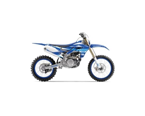 Kit déco moto cross Yamaha 450 WRF habillage autocollant bleu Outline