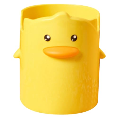 Veemoon Porte-Stylo Canard Jaune Mignon Organisateur De Bureau Multifonctionnel En Pp Pour Rangement Stylos Cosmétiques Et Fournitures De Papeterie