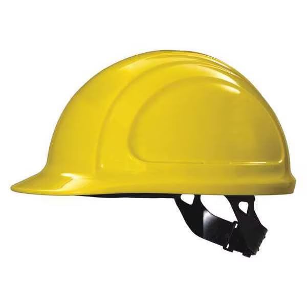 Hard Hat, Polyethylene, 4 Point Pinlock, Type 1, Class E, Yellow, Mfr: N10020000-A