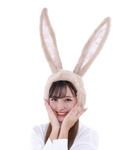 Amazon.co.jp: [ラーバルマスク] ウサギキャップ ブラウン 茶色 うさぎ