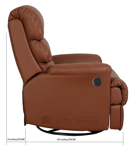 Image of Automatic Recliner Sofa 1 Seater - Luxurious Design, Plush Support, Durable Build, and 5-Year Warranty for Ultimate Comfort