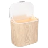 Poubelle de placard de cuisine : à suspendre aux portes des placards pour un accès facile pendant la préparation des repas, pour un nettoyage rapide et efficace. poubelle de porte de placard, poubelle murale avec couvercle