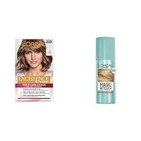 L'Oreal Paris Excellence Hair Colour & Magic Retouch Root Concealer Duo