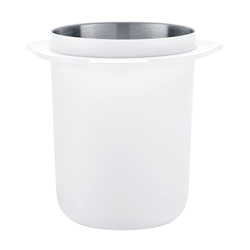 Image of Normcore 53.3mm Portafilter Dosing Cup - 304 Stainless Steel - Non-stick coating White - Fits Breville Sage Solis Barista Express and 54mm Breville Machines