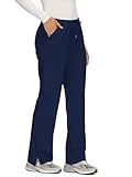 floralhue Women’s Scrub Pants – Soft Stretch Cargo with 8 Pockets, Loose Fit – Consider Sizing Down Navy Blue