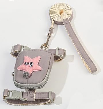 WITFAMILY Cat Harness and Lead Set, Escape Proof Kitten Harness with Leash, Lightweight and soft with a small backpack