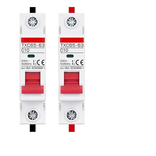 Disjoncteur 6KA MCB C65N protège votre réseau électrique 2 Pôles C50A AC 400V