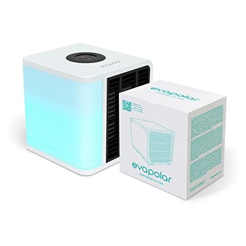 Portable Air Cooler Evalight White and Extra Cartridge Cover