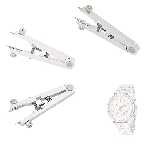 Salmue Spring Bar Plier, 6825 Alloy Steel Watch Bracelet Remover, Watch Strap Adjuster Tool Spring Bar Standard Plier Remover Replace Removing Tool Tweezer Kit For Rolex And All Watch #TOP6