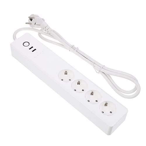Gadpiparty Enchufe Inteligente Tuya Cargador Bateria Regletas Enchufes USB Cargadores Regleta Enchufes Bujias Cargador De Pilas Enchufes Inteligentes Protector Enchufe Abdominales