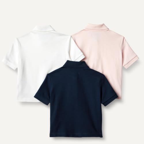 Image of Amazon Essentials Toddler and Baby Girls' Cotton Spandex Polo Shirt