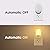 L LOHAS LED Night Lights Plug into Wall, [2 Pack] LED Dimmable Night Light with Light Sensors, 30/60LM Adjustable Brightness Nightlights, Soft White 3000K Automatic Night Light for Kid, Hallway