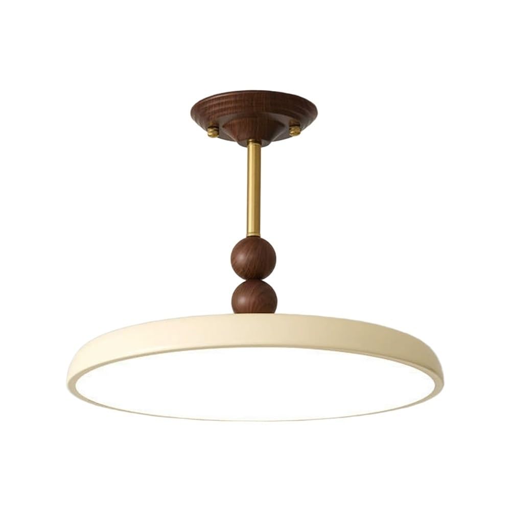 Lampada a sospensione Creamy Frisbee, lampada a sospensione rotonda in metallo con paralume in acrilico, lampade a sospensione for sala da pranzo, LED - 40 W - 3 colori