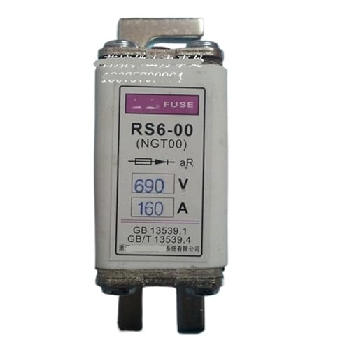 Fusible rapide RS6-00 160A de haute précision pour armoire électrique exigeante RS711B-160A