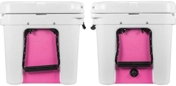 Skinit Decal Cooler Skin Compatible with YETI Tundra 35 Hard Cooler - Pink Carbon Fiber Specialty Texture Material Design